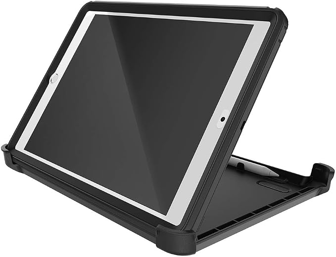 OtterBox Defender Series Case for iPad 7th 8th &amp 9th Gen (10.2 Display - 2019 2020 &amp 2021 Version) - Non-Retail/Ships in Polybag - Black Rugged Durable Multi-Layer Protection