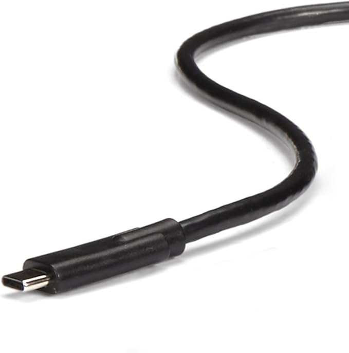 StarTech 6ft USB-C to HDMI Adapter Cable 4K 30Hz Reversible Black 1080p | Video Display Converter Monitor Cord DP Alt Mode USB 3.2 Thunderbolt Compatible Integrated