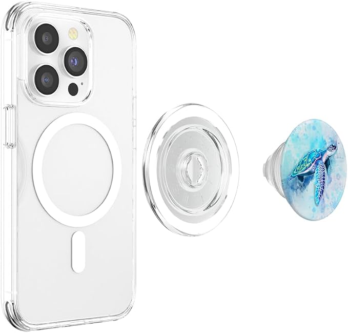 Sea Turtle Blue - Ocean PopSockets PopGrip: Swappable Grip for Phones &amp Tablets
