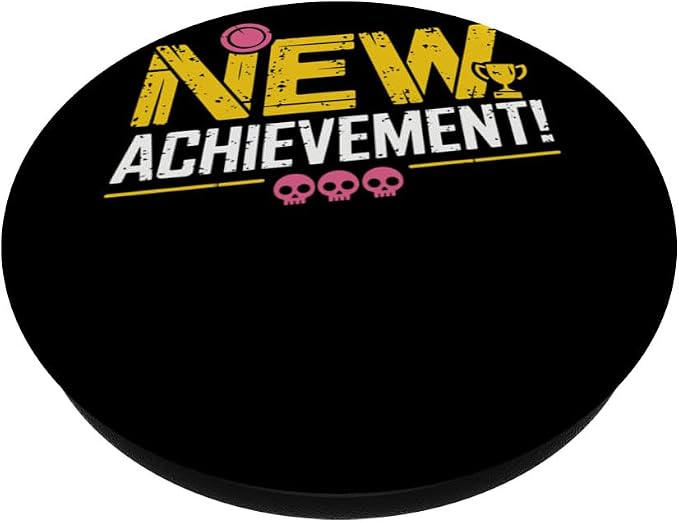 New Achievement Unlocked Gamer Trophy Pride Gaming Event PopSockets Adhesive PopGrip