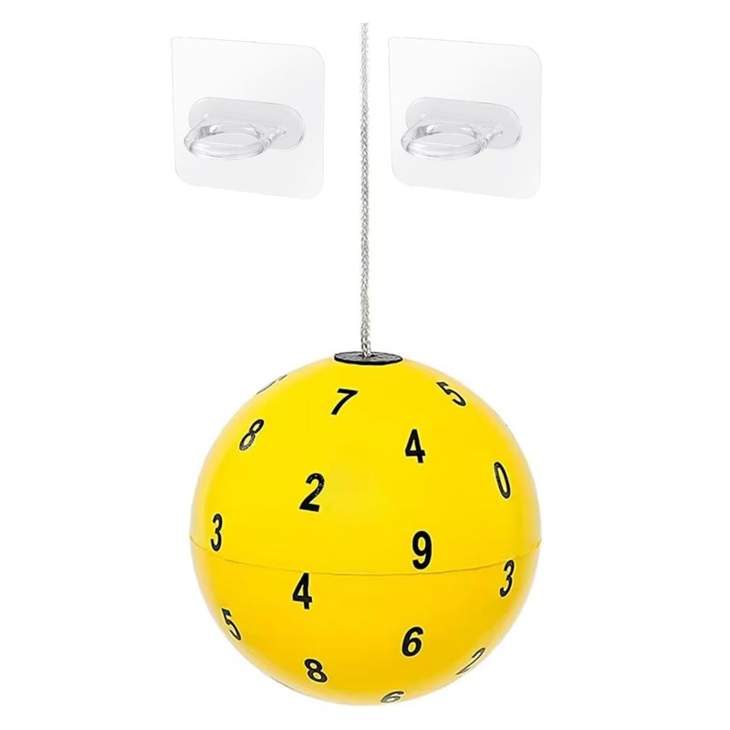 Marsden Ball Vision Therapy with Letters for Hand-Eye Coordination and Visual, Visually Impaired Estrabismo Amblyopia Vision Children Eye Therapy Training Improve Ball (Yellow)