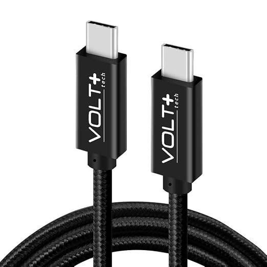 PRO Dual PD USB-C Compatible with ZTE Axon 9 Data Cable Gen4 USB-C 4.1 Thunderbolt 3/4 at 100W +10Gbps Speeds +HDMI Power Delivery (1.2M/4Ft)