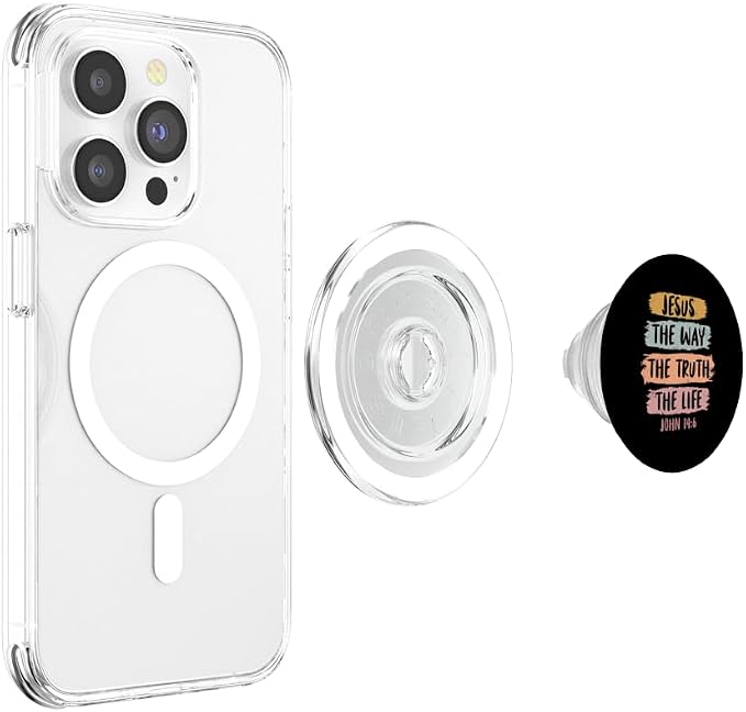 Jesus The Way The Truth The Life Christian Bible Jesus PopSockets Adhesive PopGrip