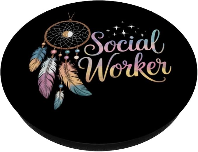 Social Worker Social Workering Social Work PopSockets Adhesive PopGrip