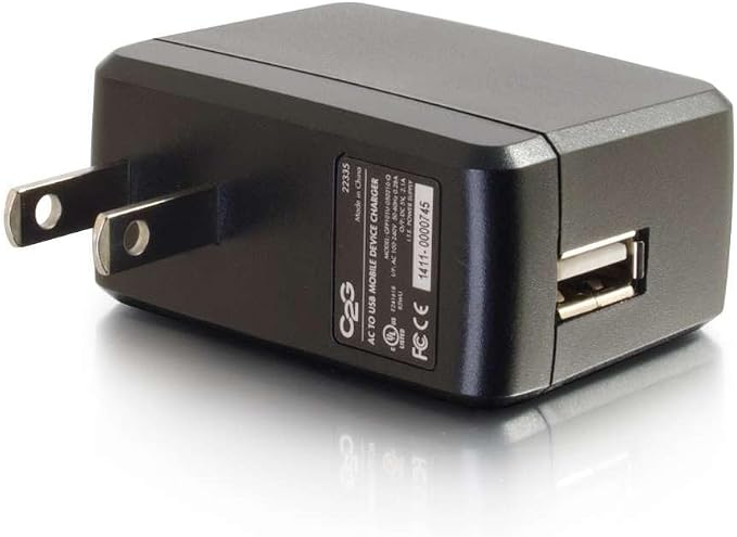 C2G USB Adapter USB Power Adapter 2.1A Cables to Go 22335