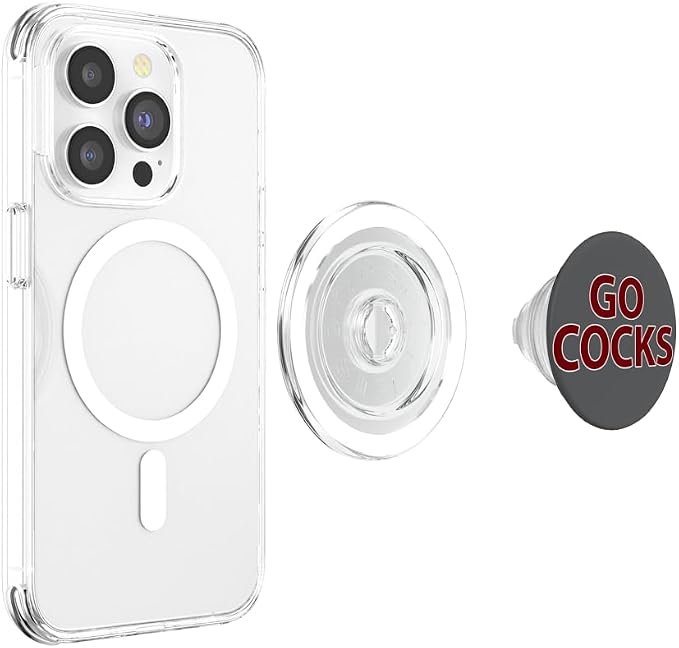 Go Gamecocks! PopSockets PopGrip: Swappable Grip for Phones &amp Tablets PopSockets Standard PopGrip