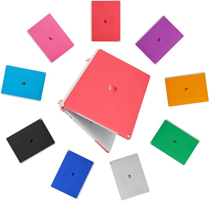 mCover Case Compatible for 2017~2022 15 Microsoft Surface Book 2/3 with Detachable Tablet Display ONLY (NOT Fitting Cheaper Surface Laptop Models) - Aqua
