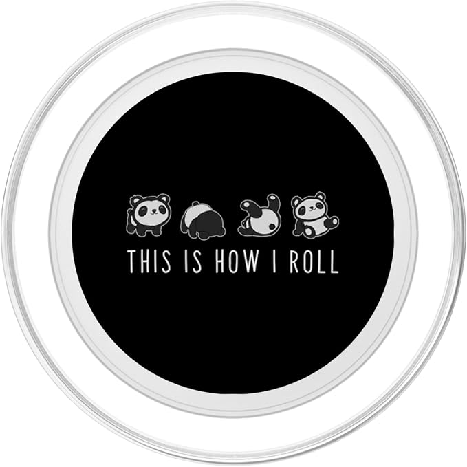 Cute Panda - This is How I Roll PopSockets Adhesive PopGrip