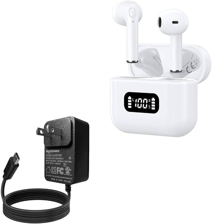BoxWave Charger Compatible with Tranya F1 - Wall Charger Direct (15W) Rapid Charge Your Device with Built-in 3ft Cable