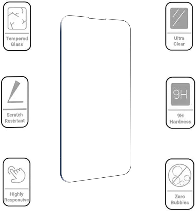 Deara ArmorPro 9H+ Tempered Glass Screen Protector for iPhone 11 Pro/Xs/X [5.8 Inch] Case Friendly (Longest Durable) 2 Pack