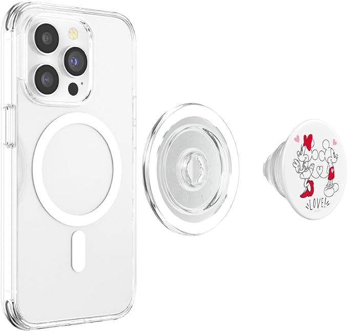 Disney Mickey and Minnie Love Hearts PopSockets Adhesive PopGrip