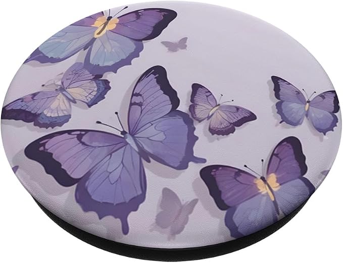 Alluring Butterfly Purple Butterflies PopSockets Adhesive PopGrip