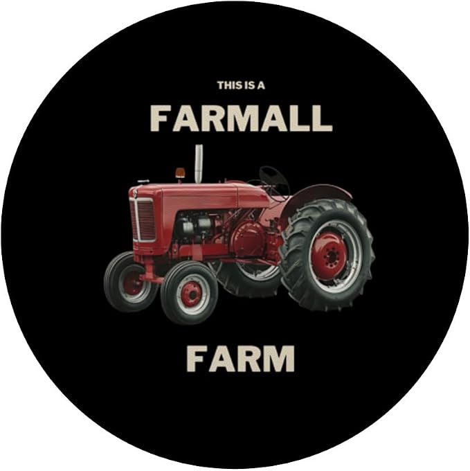 This A Farmall Farm Vintage Tractor Farming Design PopSockets PopGrip for MagSafe