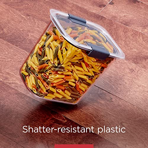 Rubbermaid Brilliance BPA-Free Food Storage Containers with Lids Airtight Kitchen and Pantry Organization Set Includes 3 Containers and Scoops Clear 16 cups - size: 16 Cup (6-Piece)