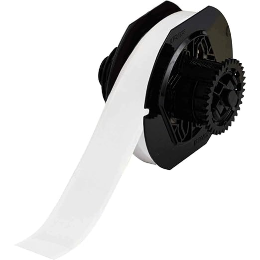 Brady B30C-1125-595-WT 100' Length x 1.125" Width, B-595 Vinyl, White BBP31 Indoor/Outdoor Tape