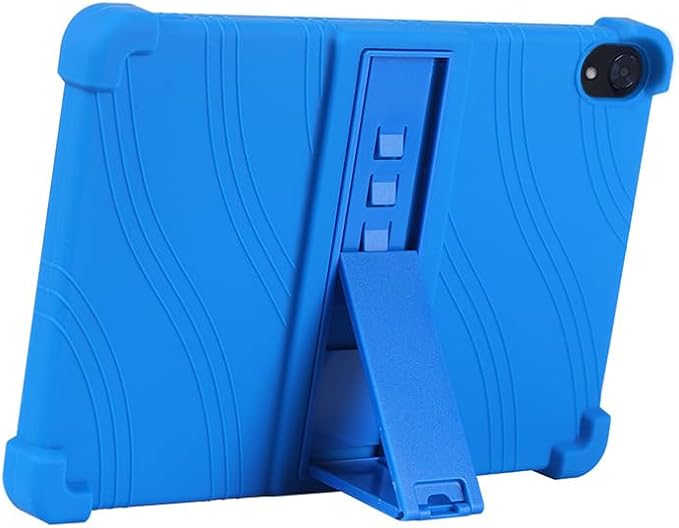 for Urao 10.1 inch Tablet Case Soft Silicone Cover Case with Kickstand for Urao 10.1'' C107 Tablet Blue