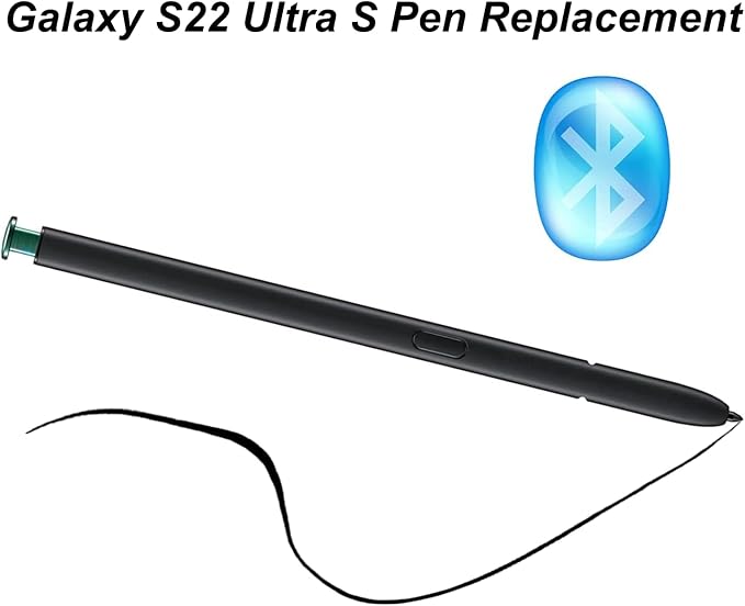 S22 Ultra S Pen WithBluetooth Replacement Stylus Pen for Samsung Galaxy S22 Ultra All Versions 5G Stylus PenSmooth Writing(Phantom Black)