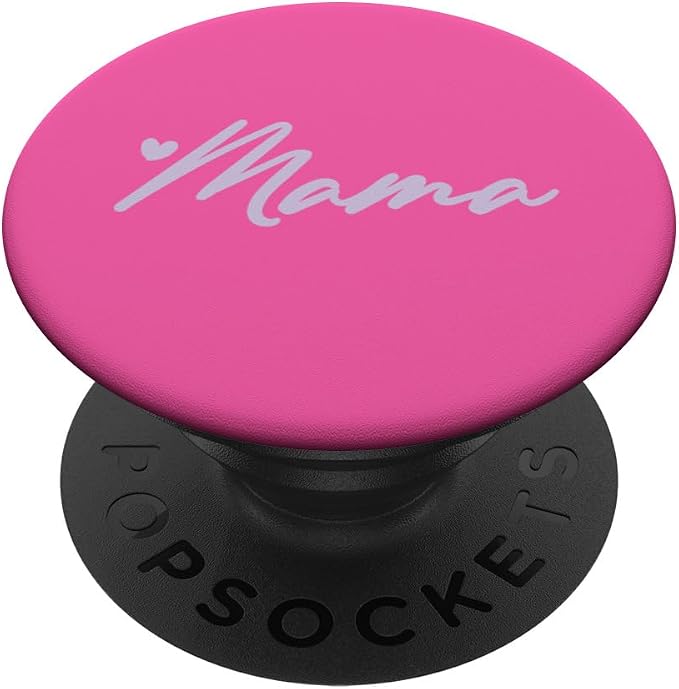 Light Pastel Purple Pink Heart Mama PopSockets Adhesive PopGrip