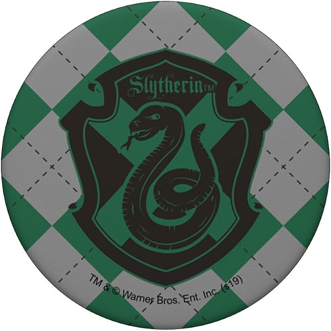 Harry Potter Slytherin Plaid Sigil PopSockets Adhesive PopGrip