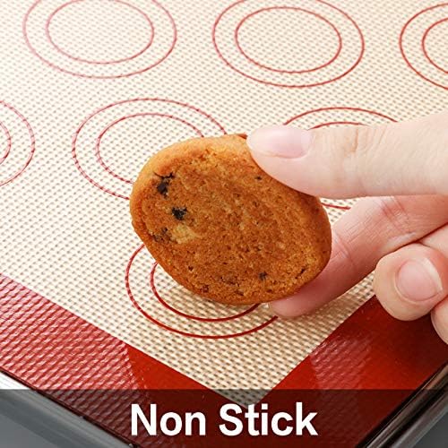M MCIRCO Baking Sheet with Cooling Rack, Baking Mat Set, Set of 9