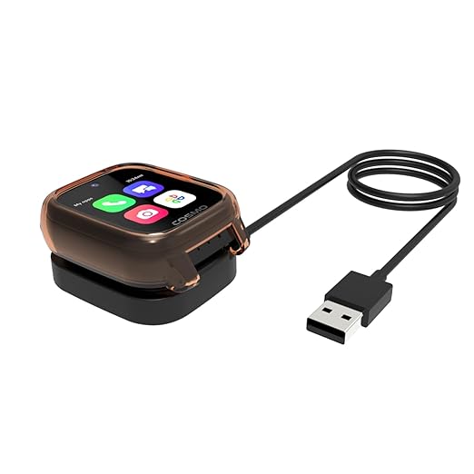 JADTILXY Portable Charger Dock Compatible with Cosmo JrTrack 5/4 / 3/2 Kids Smart Watch, Charging Directly While Wearing Protective Cases, Replacement Charging Cable Stand JrTrack 5 Accessories
