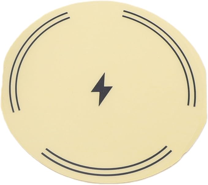 Concealed Wireless Charger Under Desk Wireless Charger 10W Fast Charging Countertop Phone with Automatically Adjusts Power Output for Table Nightstand Coffee Shops