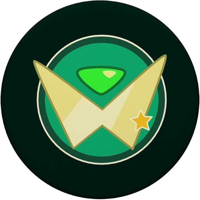 Peridot Star Seal - Beautiful Universe Gem PopSockets Adhesive PopGrip