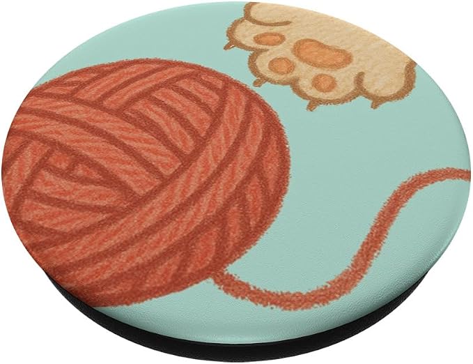 PopSockets Phone Grip – Cat PopSocket - Ball &amp Yarn PopSockets Adhesive PopGrip