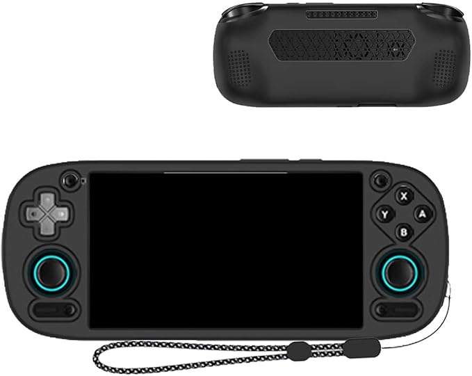 Case Cover for Retroid Pocket 5 Handheld Game Console Soft Silicone Protector Cover Skin Case for Retroid Pocket 5 Anti-ScratchShockproofBlack