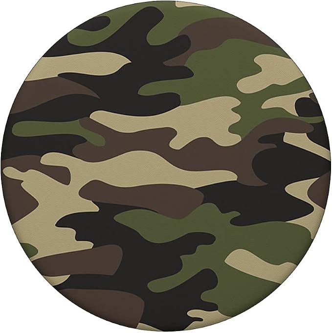 Woodland Camo Popsocket Military Camouflage PopSockets Camo PopSockets Adhesive PopGrip