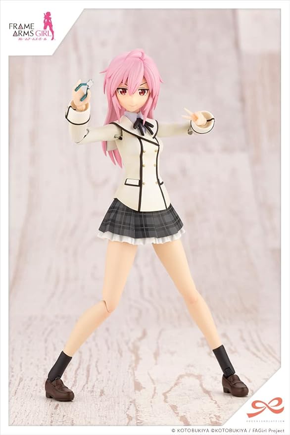 Kotobukiya Sousai Shojo Teien: Ao Gennai (Wakaba Girls’ High School Winter Clothes) Dreaming Style Happy Monochrome