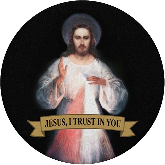 Divine Mercy Jesus I Trust in You PopSockets Adhesive PopGrip