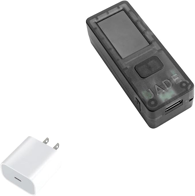 BoxWave Charger Compatible with Blockstream Jade - PD GAN miniCube (30W) 30W Tiny PD GAN Type-C Wall Charger - Winter White