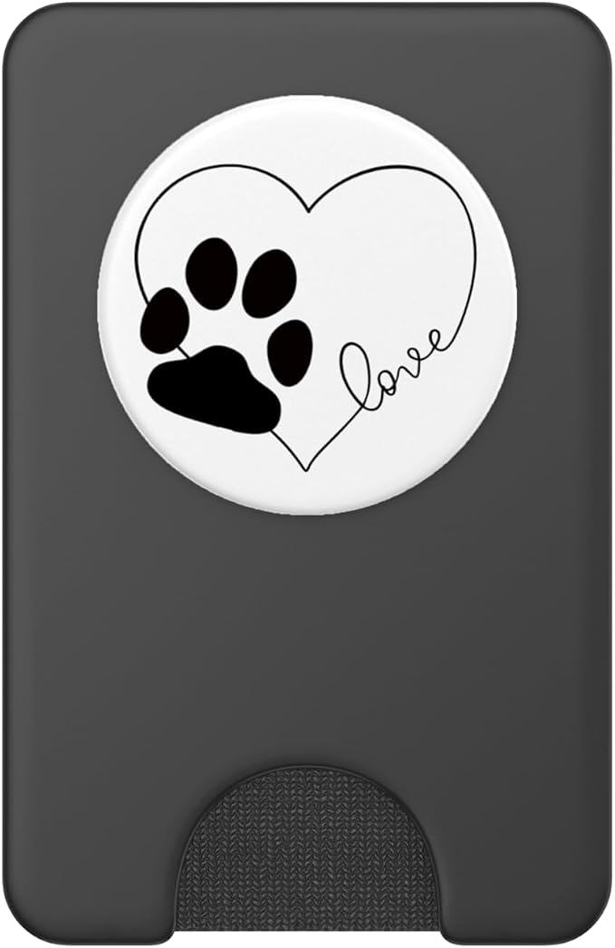 Love Dogs Paw Print PopSockets Adhesive PopGrip