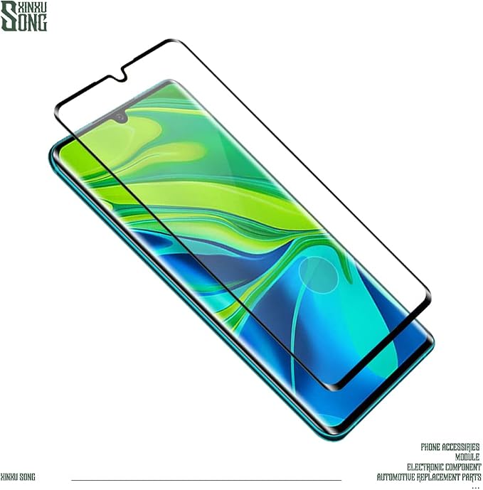 Screen Protector 3 Pack Full Coverage 3D Curved Edge Bubble Free Ultra-Thin Anti-Scratch Shatterproof 9H Hardness Tempered Glass Protective Film For Xiaomi Mi Note 10 / 10 Pro / 10 Lite / Mi CC9 Pro