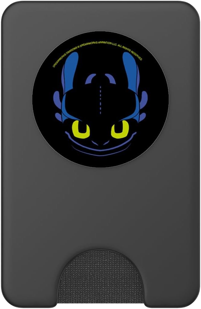 DreamWorks Dragons Toothless Night Fury Big Face Costume PopSockets PopGrip for MagSafe