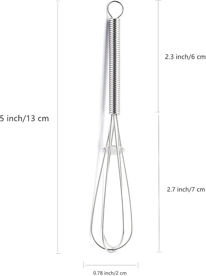 TYGYLZGCF Mini Whisks 5 inch 1Pcs