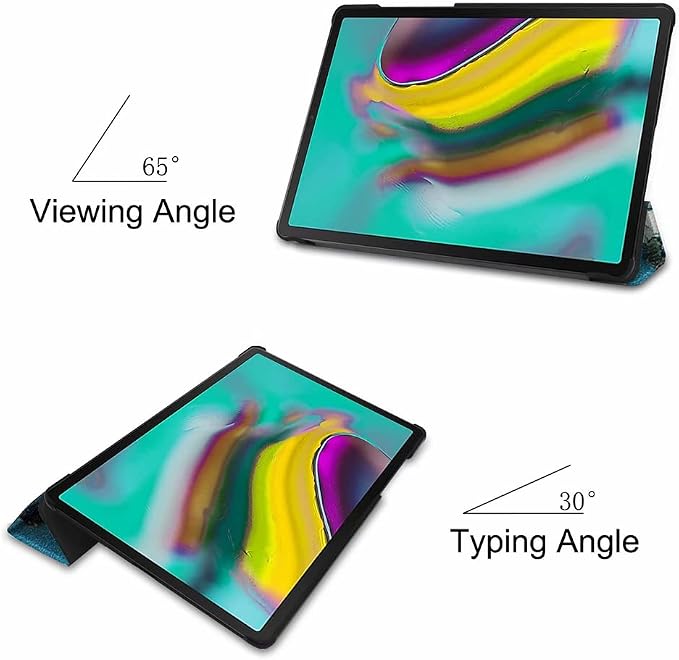 Tablet Case Compatible with Samsung Galaxy Tab S2 8.0 2019 [SM-T710/T713/T715/T719]Smart Cover Multi-Viewing Angles Fold Stand Shell PU Leather TPU Bumper Shockproof Protective Case(Angry)