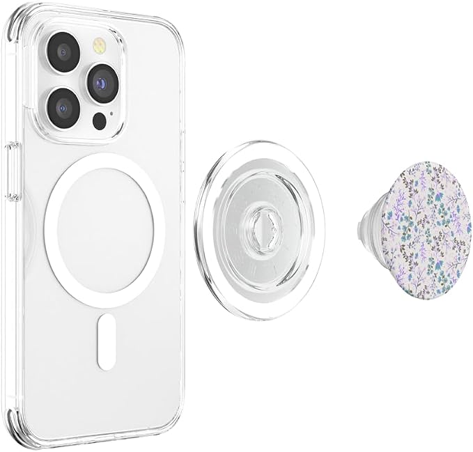 PopSockets Floral Phone Grip &amp Stand– Whispering Wildflowers PopSockets PopWallet for MagSafe