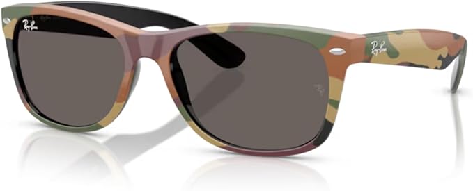 Ray-Ban RB2132 NEW WAYFARER 55MM Square Sunglasses For Men For Women +BUNDLE with ACCESSORY EYEWEAR KIT