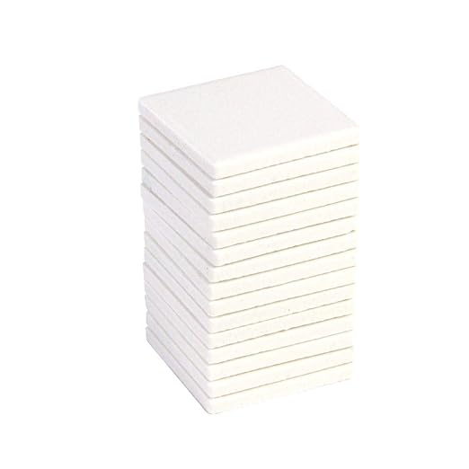 hand2mind White Streak Plates, Geology Tools, Streak Plates for Minerals, Mineral Test Kit for Geology, Lab Equipment, Science Supplies, School Lab Supplies, Teacher Supplies (Pack of 10)