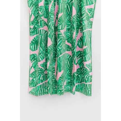 Lilly Pulitzer Towel Tote Bag, Travel Beach Towel with Terrycloth Tote Bag and Interior Pockets, 40 x 70, Let's Go Bananas