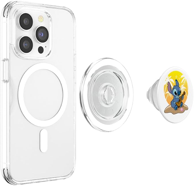 Lilo &amp Stitch - Stitch Summer Uke PopSockets Adhesive PopGrip