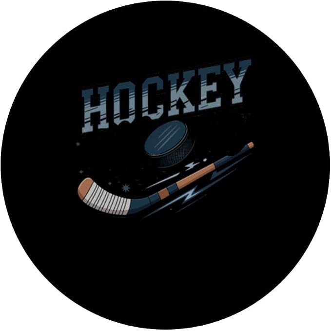 Hockey Mom Stylish Sports Parent Design PopSockets PopWallet for MagSafe