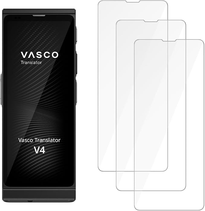 Screen Protector for Vasco Translator V4 3-Pack | Tempered Glass High Definition