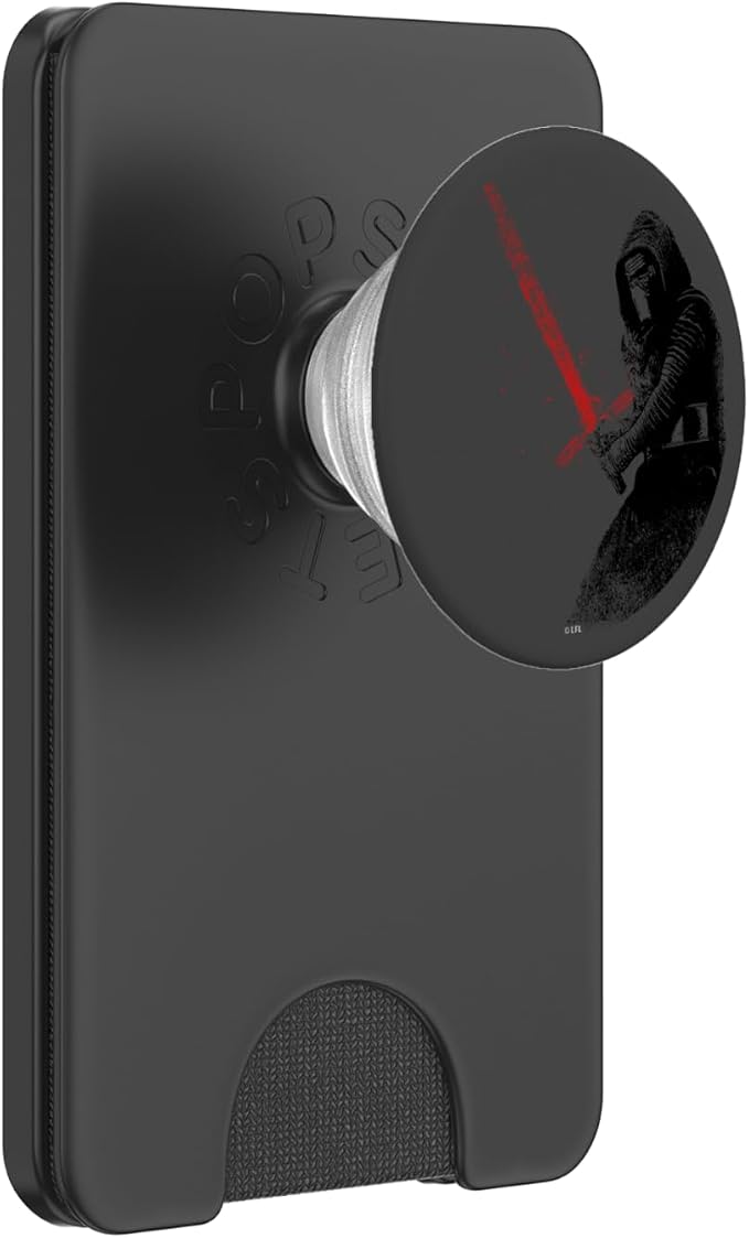 Star Wars Kylo With Red Lightsaber Distressed Art PopSockets Adhesive PopGrip