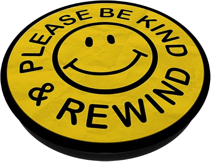 Be Kind Rewind Apparel Retro Nostalgia Sticker 80s 90s PopSockets Adhesive PopGrip