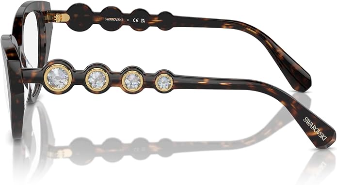 Swarovski womens Sk2024 Cat Eye Prescription Eyewear Frames