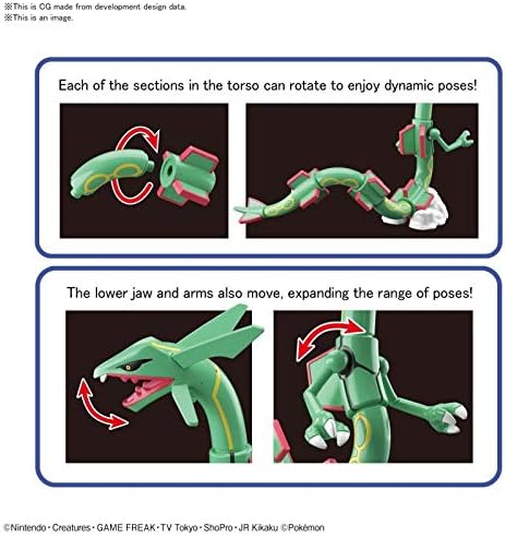 Bandai Hobby - Pokémon - Rayquaza, Bandai Spirits Pokémon Model Kit