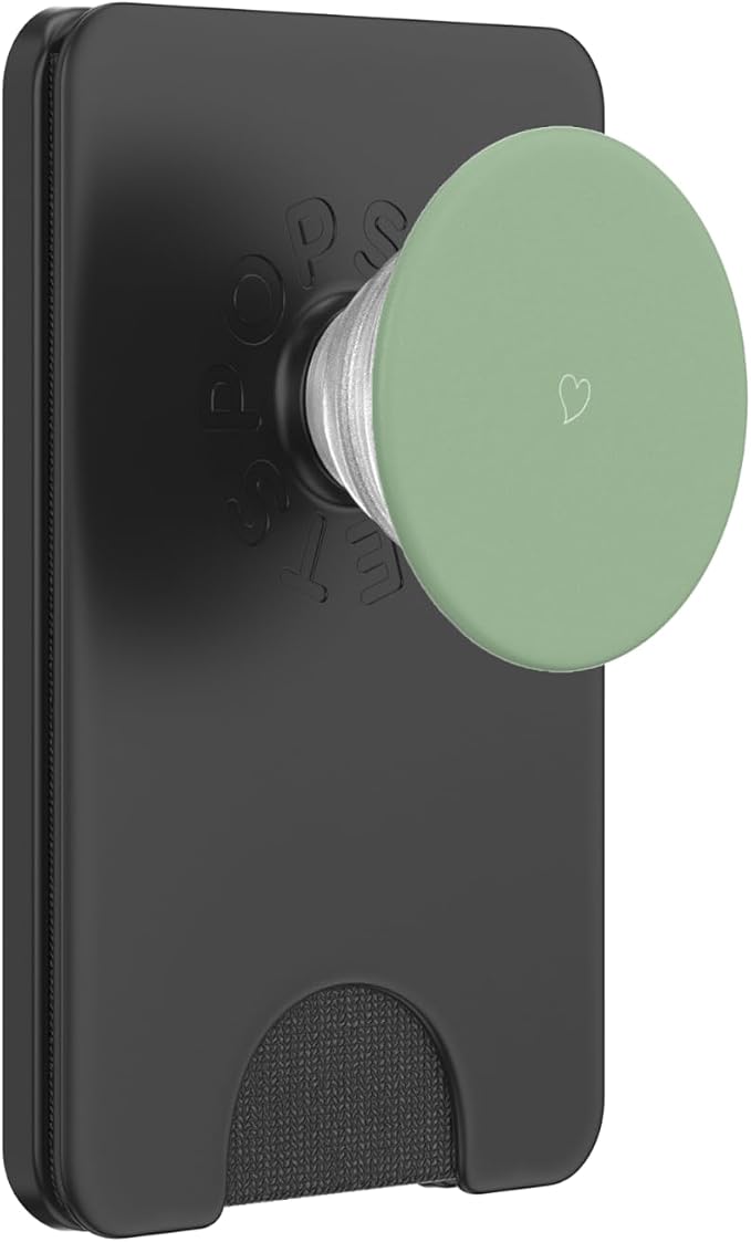 Cute Heart Love Matcha Green PopSockets Adhesive PopGrip